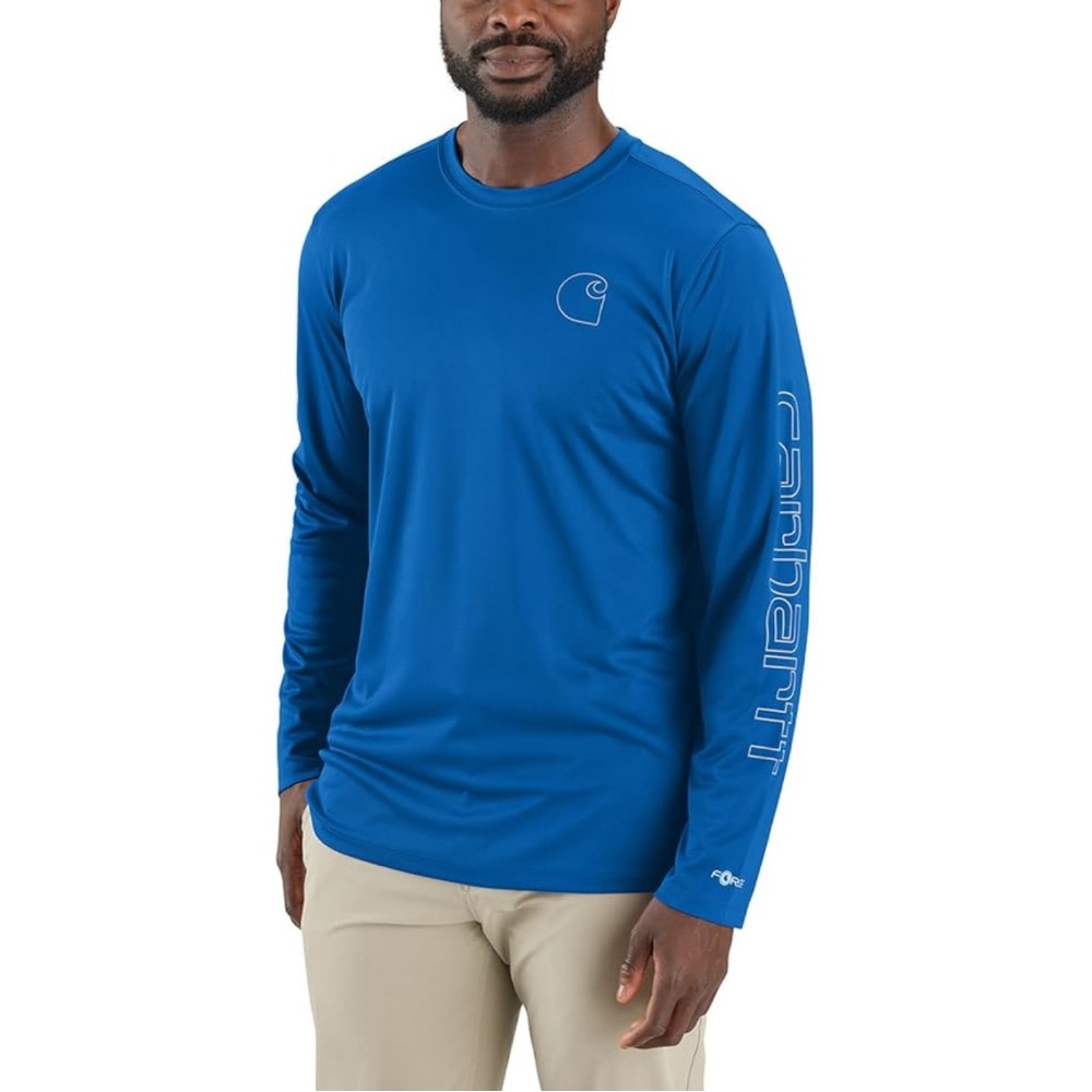 NWT Carhartt Men's Force Sun Defender Long Sleeve Shirt